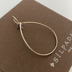SINGLE Silpada "Slimline Oval Earring" W2214 lost it's mate. 🥲